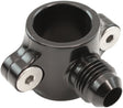 Aeroflow Clamp On Hard Line to Male AN Adapter 3/8" to -6AN - AF107-12-06BLK AF107-12-06BLK