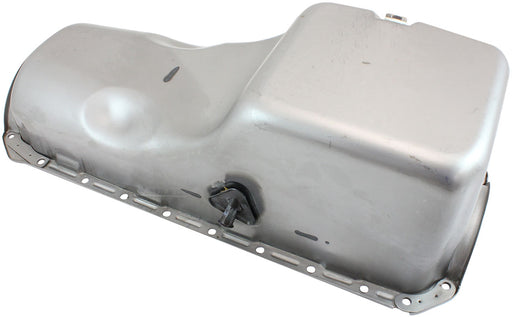 Aeroflow Big Block Chevrolet Right Hand Dipstick Standard Replacement Oil Pan, Raw Finish Suit 2-Piece Rear Main Seal, 5.0L Capacity (AF82-9294)