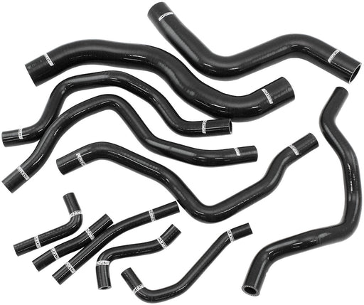 Aeroflow Silicone Heater & Radiator Hose Kits, Black Suit Mitsubishi Lancer EVO 7, 8 & 9 (AF9270-0050) AF9270-0050