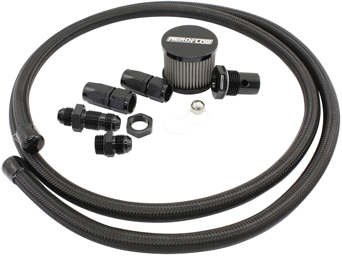 Aeroflow Fuel Cell Breather Kit Universal Roll Over Vent Kit to Suit Aeroflow Fuel Cell (AF85-2020) AF85-2020