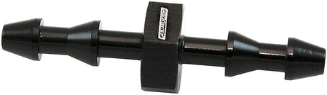 Aeroflow Male to Male 3mm (1/8") Barb Push Lock Adapter Black Finish (AF410-01BLK) AF410-01BLK