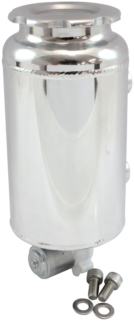 Aeroflow Fabricated Alloy Washer Tank with Motor & Low Profile Cap - Polished Universal Round Tank (AF77-1047) AF77-1047