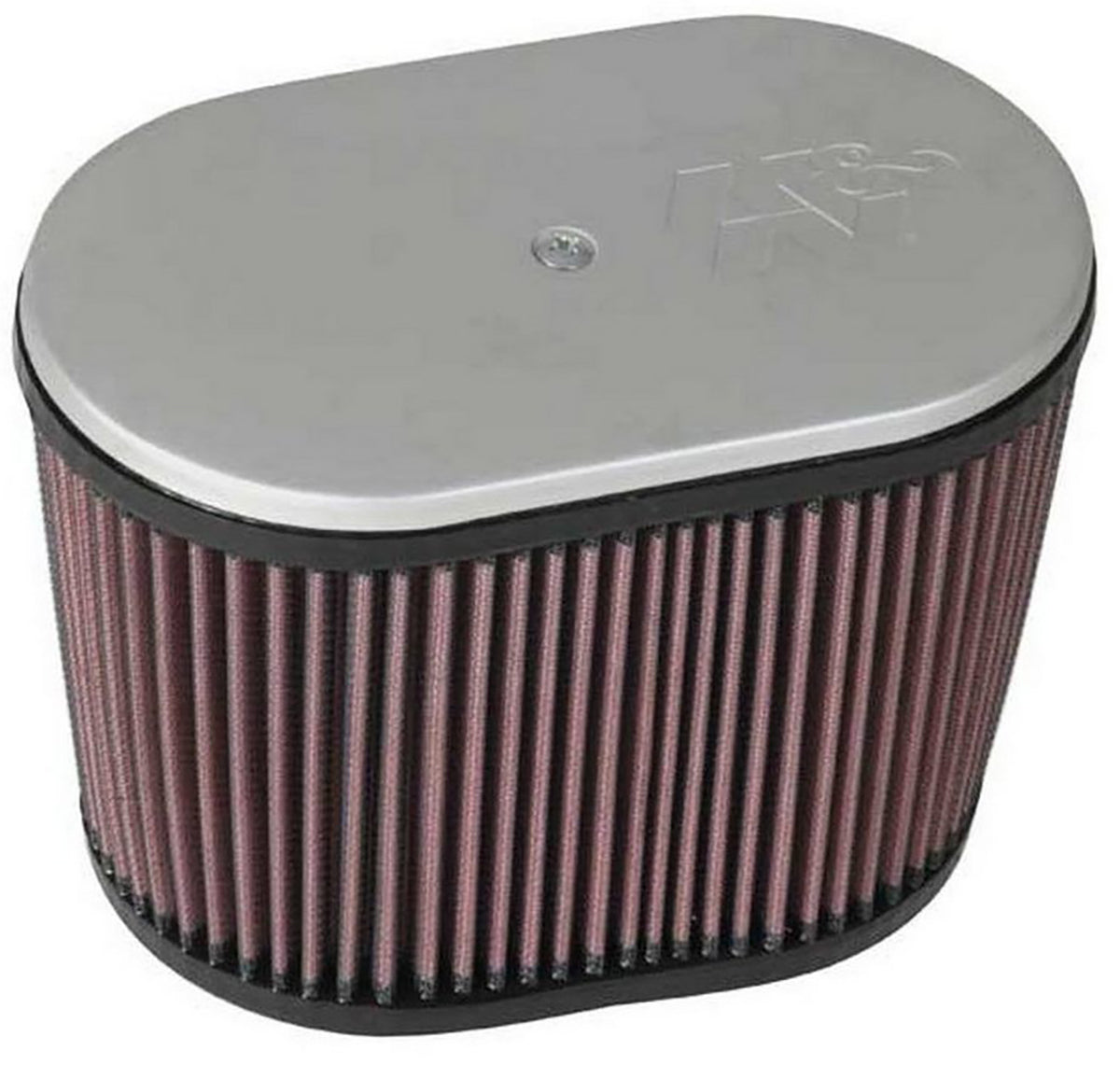 K&N Universal Clamp On Filter Dual Flange Suit 2.5 in (64 mm) 6.25 in (159 mm) H x 9 in (229 mm) L x 5.5 in (140 mm) W (KNRD-4600) KNRD-4600
