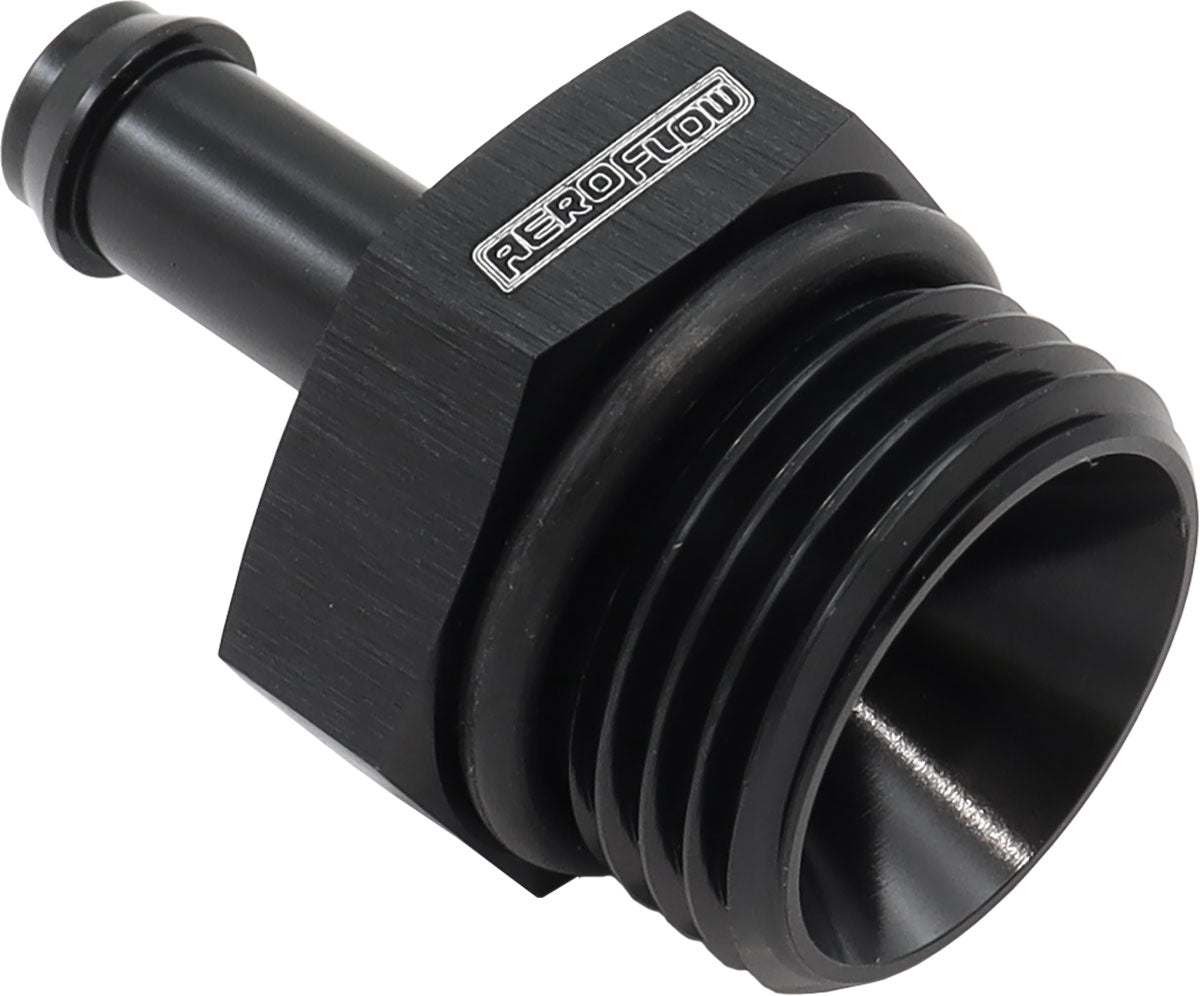 Aeroflow ORB to Barb Fitting - Black -10 ORB to 5/16" (7.95mm) Barb - AF414-10-05BLK AF414-10-05BLK