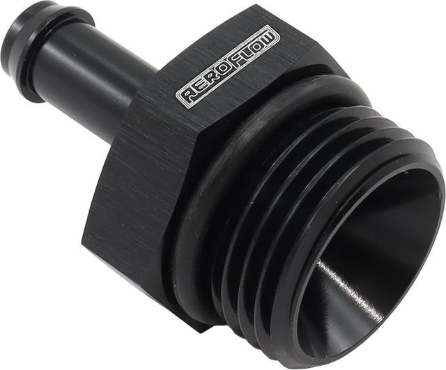 Aeroflow ORB to Barb Fitting - Black -10 ORB to 5/16" (7.95mm) Barb - AF414-10-05BLK AF414-10-05BLK