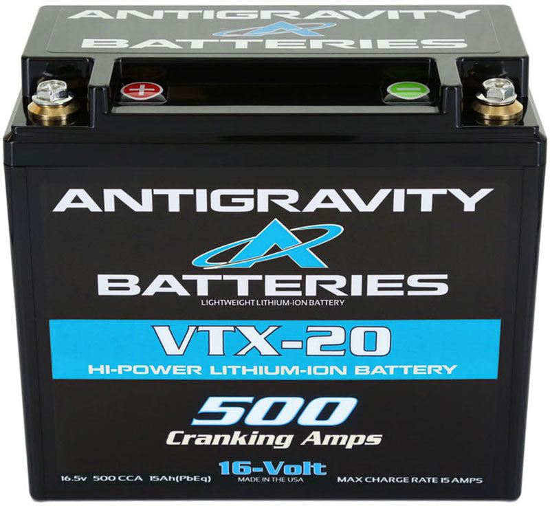Antigravity VTX-20 Lithium 16V Battery, R/H Positive Terminal - AG-VTX-20-R