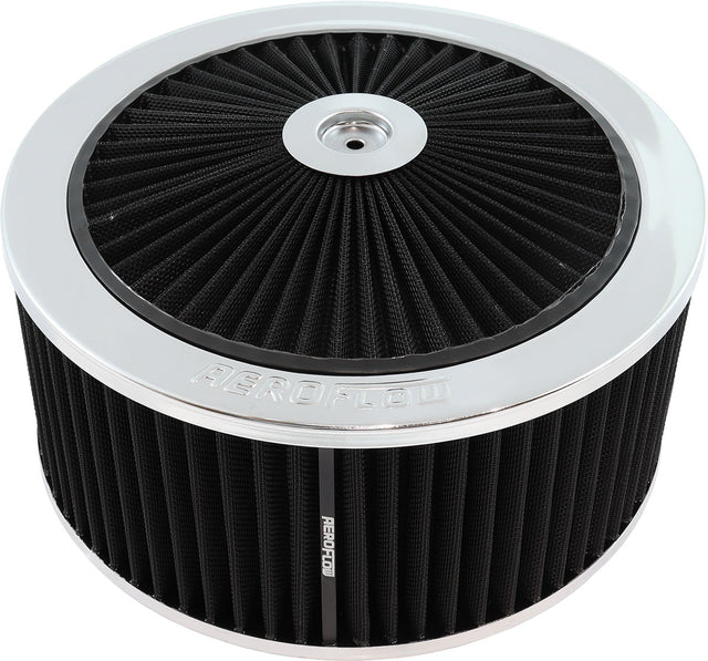 Aeroflow Chrome Full Flow Air Filter Assembly - AF2851-3130 AF2851-3130