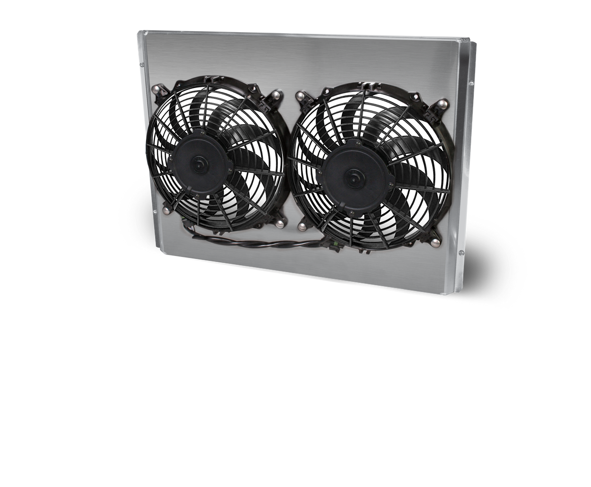 AFCO Mopar A, B & E Body Aluminum Radiator and Shroud - 83295-B-DS-N 83295-F-DS-Y