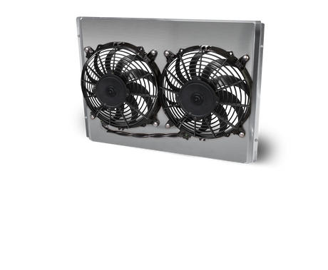 AFCO Mopar A, B & E Body Aluminum Radiator and Shroud - 83295-B-DS-N 83295-F-DS-Y