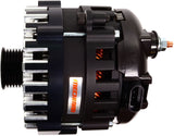 Mechman Billet Elite Series 370 Amp Alternator, Black Finish - MMB8206370B