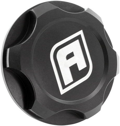 Aeroflow Toyota 1JZ/2JZ Billet Oil Cap Anodized Black Finish (AF82-1010BLK) AF82-1010BLK