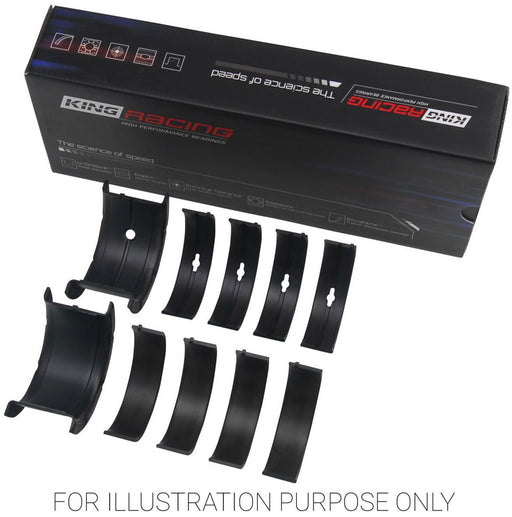 King XP Series Main Bearing Set, .001" Suit SB Chev L/J 262-350 (KBMB557XP 001) KBMB557XP 001