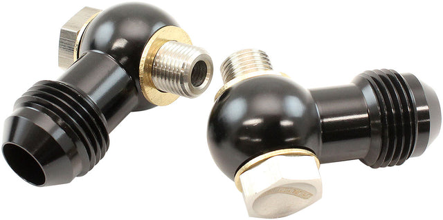 Aeroflow 1/8" NPSM Stainless Steel Bolt and Aluminium Banjo to -8AN - AF396-08 AF396-08