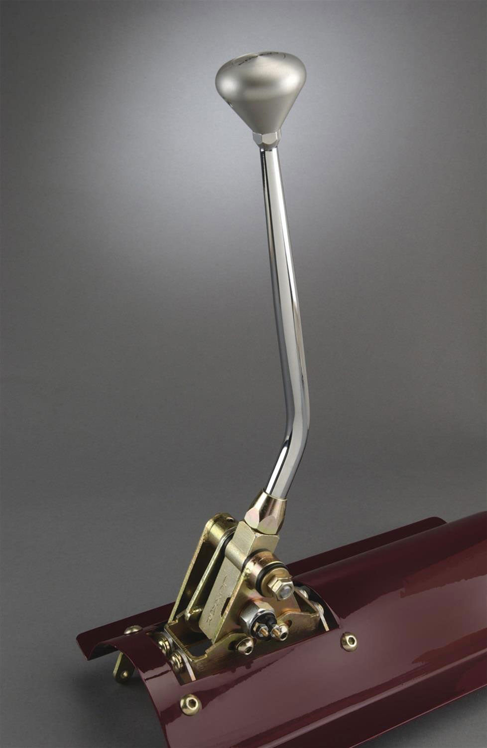 Lokar 8" Single Bend Floor Mount Automatic Gear Stick with Billet Polished Mushroom Knob Suit 4L60E (LK-FM4L60ECM) LK-FM4L60ECM