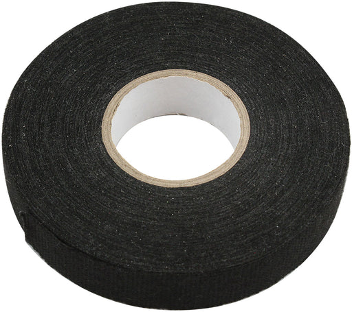 Aeroflow Fleece Tape 19mm Wide x 25 Meter Roll - Black Finish Adhesive Back Electrical Tape (AF91-2500) AF91-2500