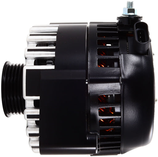 Mechman Billet S Series 170 Amp Racing Alternator, Black Finish 6-Groove Pulley. Suit GM LS 1996-06 (MMB8206170B)