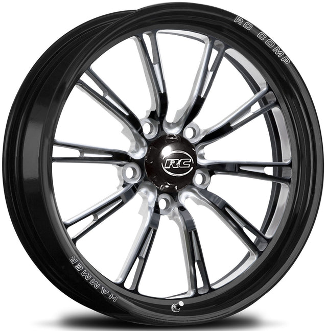 RC Comp Hammer 17" x 4.5" Front Wheel, Black with Eclipse Finish - RCCS74532-03P RCCS74532-03P