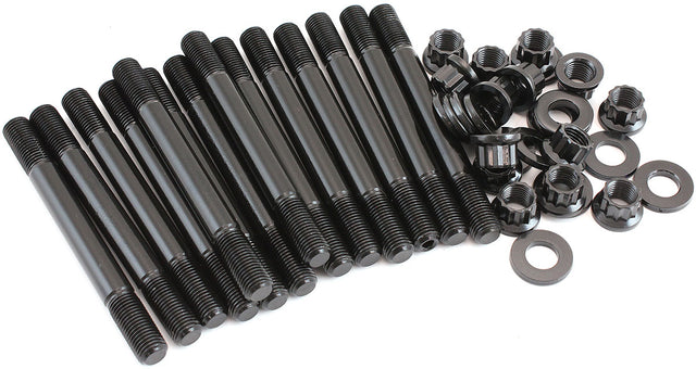 Aeroflow Toyota 1JZ/2JZ Head Stud Kit 12 Point Nuts, 8740 Grade Material (AF37-2045) AF37-2045