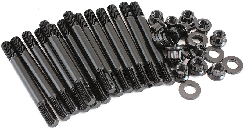 Aeroflow Toyota 1JZ/2JZ Head Stud Kit 12 Point Nuts, 8740 Grade Material (AF37-2045) AF37-2045