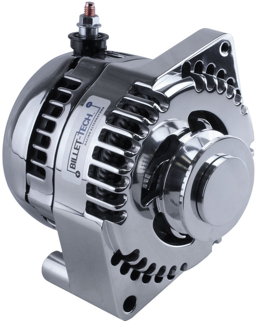Mechman Billet S Series 170 Amp Racing Alternator, Polished Finish V-Groove Pulley. Suit Ford 1965-85 (MMB7058170P) MMB7058170P
