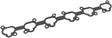 Aeroflow Replacement Intake Gasket - AF1853-2304 AF1853-2304