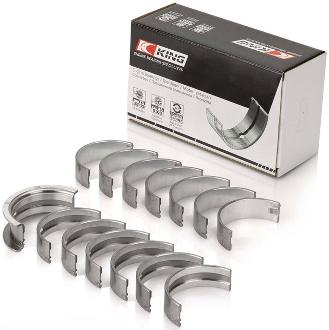 King AM Series Main Bearing Set, .25mm (.010") - KBMB7008AM0.25 KBMB7008AM0.25