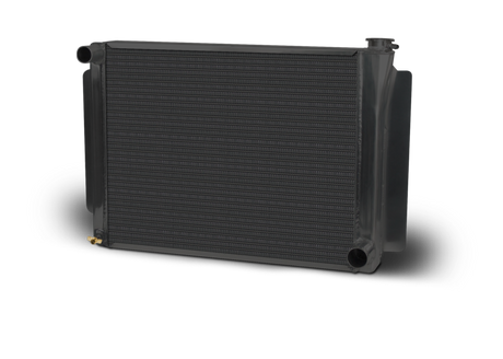 AFCO Aluminum Black Radiator Drag/Performance 26 Inch Single Pass Chevy - 80103NPB 80103NPB