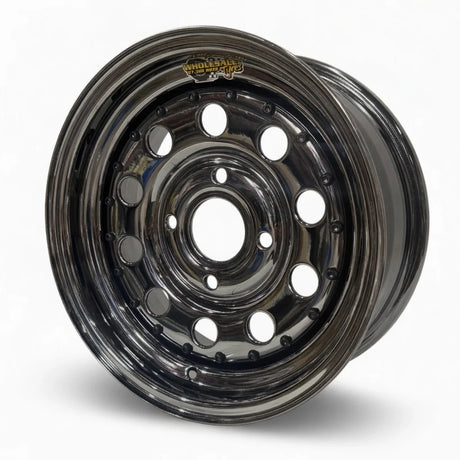 Ministock Welded Wheel 13 X 5 Modular - Smoke Chrome STW 13X5 WELD MOD C