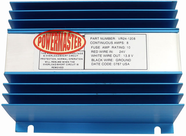 Powermaster Voltage Reducer 24 Volts to 12 volts, DC-DC, 96 Watts, 8 amps continuous (PM990) PM990