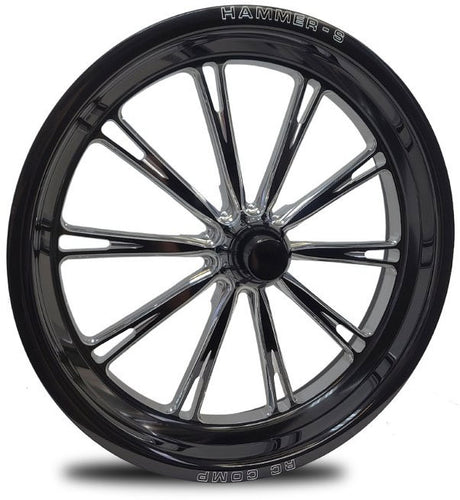RC Comp Hammer-S 15" x 3.5" Front Wheel, Black with Eclipse Finish - RCCS53509-06E RCCS53509-06E