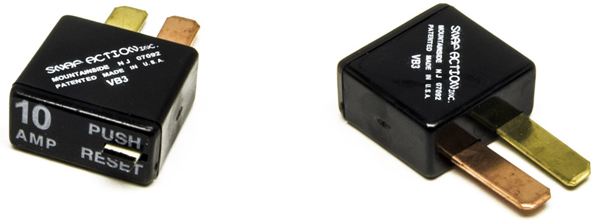 Painless 10 Amp Circuit Breaker push in style/manual reset (PW80107) PW80107