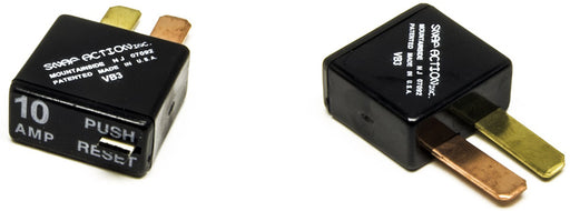 Painless 10 Amp Circuit Breaker push in style/manual reset (PW80107) PW80107