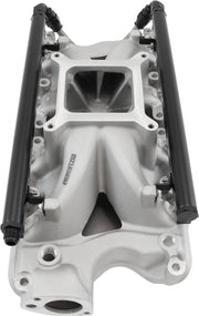 Aeroflow SB Ford 289-302 Windsor EFI Air Gap Single Plane Intake Manifold, Natural Cast Finish 2500 - 7500 RPM, Square Bore Carburettor Pad, Non-EGR (AF6090-2000)