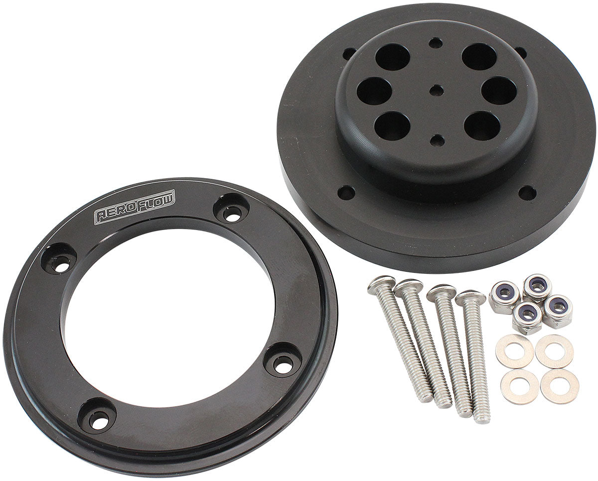 Aeroflow Ignition Wire Firewall Grommet 6 Cylinder Kit - Black Face Suit 6 x 8.5mm Spark Plug Wires (AF49-1217BLK) AF49-1217BLK