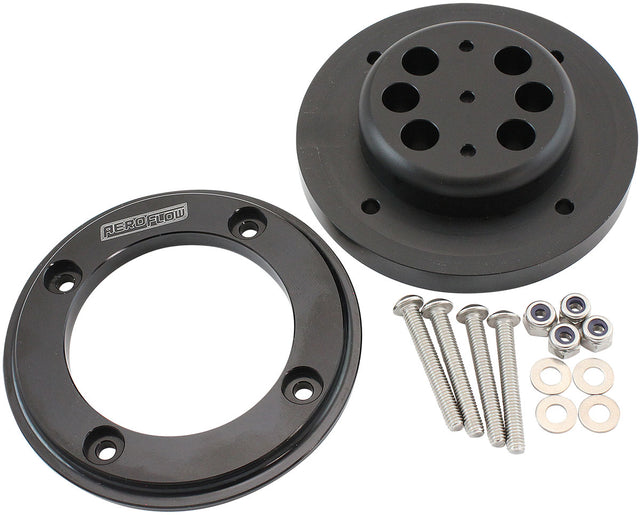 Aeroflow Ignition Wire Firewall Grommet 6 Cylinder Kit - Black Face Suit 6 x 8.5mm Spark Plug Wires (AF49-1217BLK) AF49-1217BLK