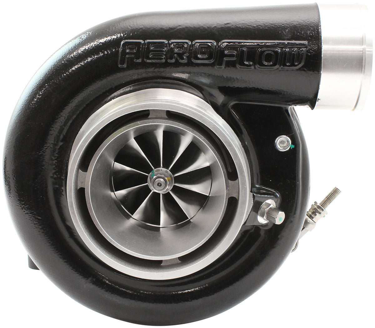 Aeroflow BOOSTED 6270 T4 0.85 Turbocharger 900HP, Black Finish - AF8005-4055BLK AF8005-4055BLK
