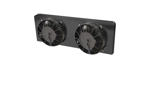 AFCO Aluminum Black Fan And Shroud Kit For 80249N 1999-04 Ford Lightning/F150 - 80249NFANB 80249NFANB