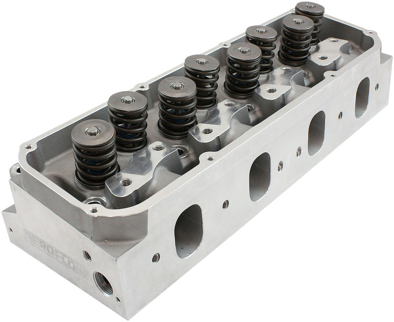 Aeroflow Complete 3V Ford Cleveland 351 235cc Aluminium Cylinder Heads with 74cc Chamber (Pair) 2.05" x 1.60" Intake Port, 1.61" x 1.50" Exhaust Port (AF95-2393)