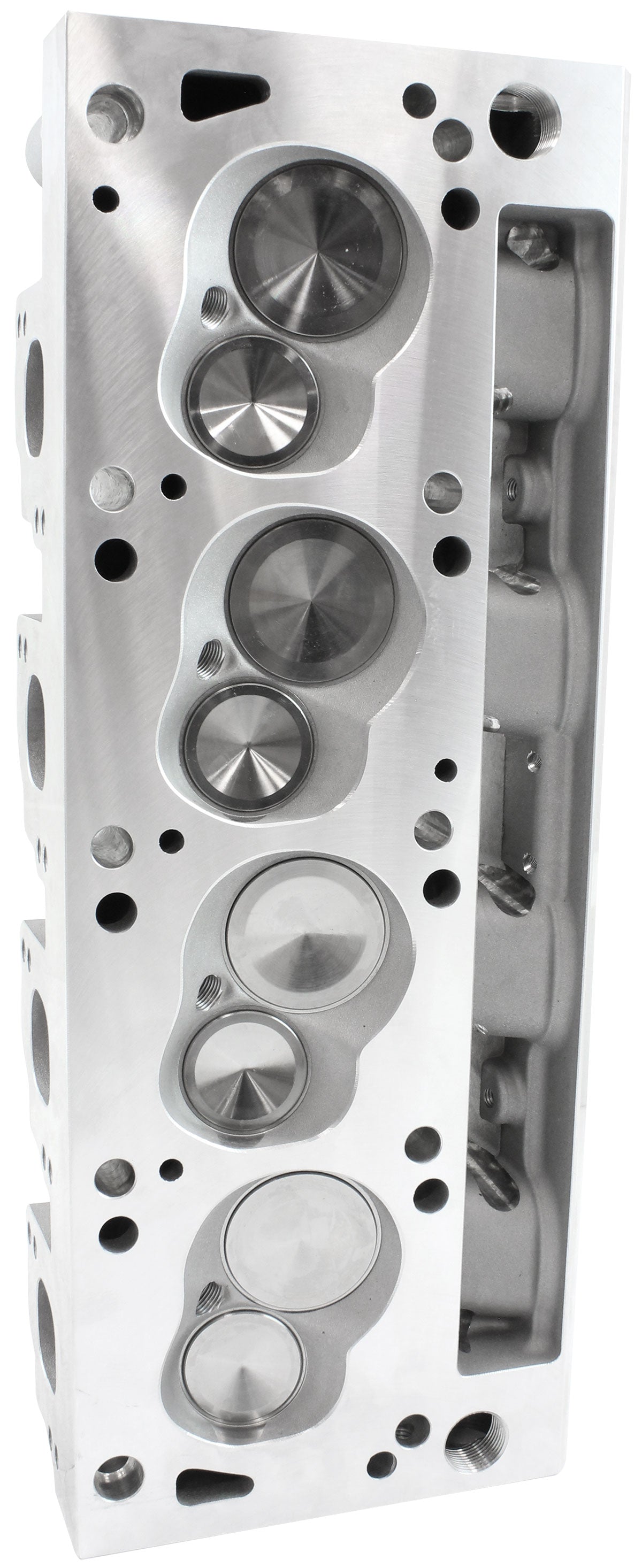 Aeroflow Complete 3V Ford Cleveland 351 235cc Aluminium Cylinder Heads with 74cc Chamber (Pair) 2.05" x 1.60" Intake Port, 1.61" x 1.50" Exhaust Port (AF95-2393)