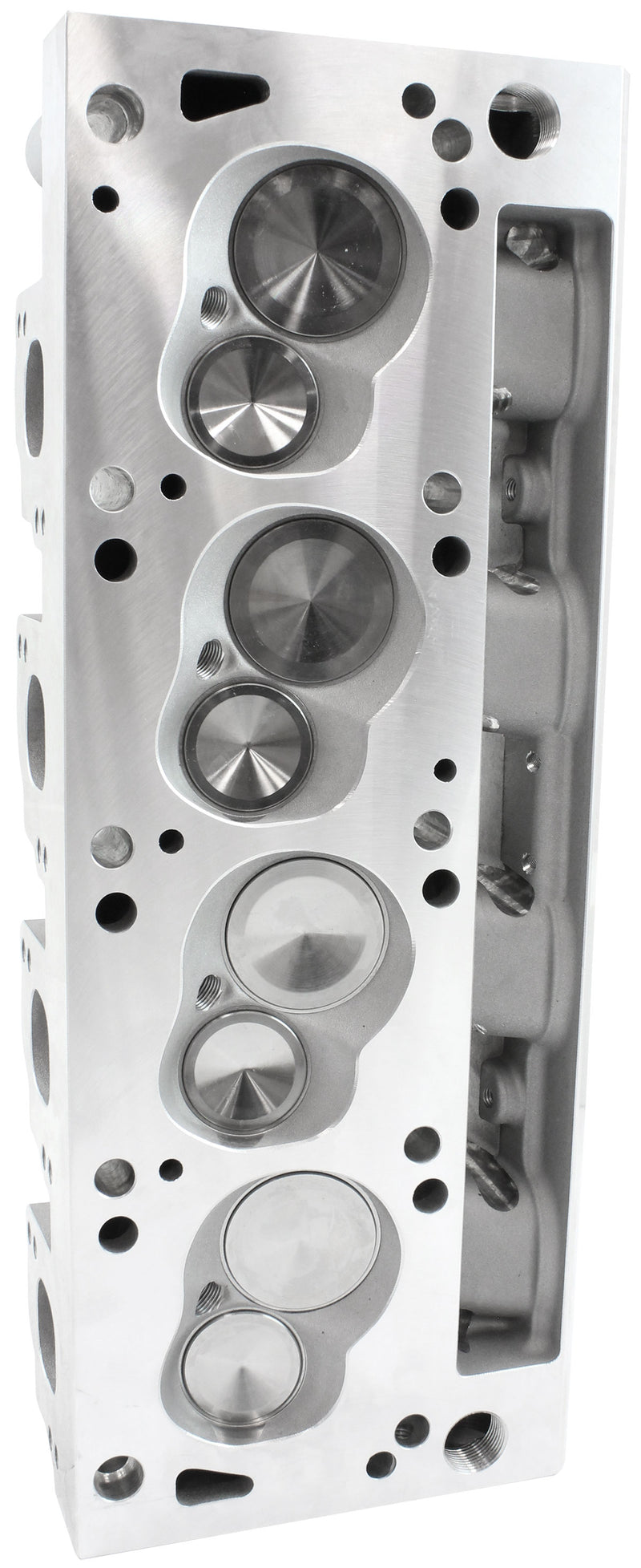 Aeroflow Complete 3V Ford Cleveland 351 235cc Aluminium Cylinder Heads with 74cc Chamber (Pair) 2.05" x 1.60" Intake Port, 1.61" x 1.50" Exhaust Port (AF95-2393)