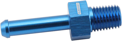Aeroflow Male NPT to Barb Straight Adapter 1/16" to3/16" Blue Finish (AF841-03-01) AF841-03-01