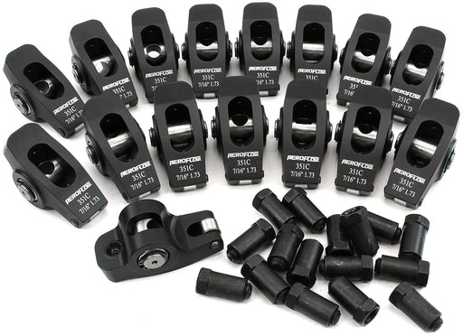 Aeroflow Ford Cleveland Aluminium Roller Rocker Set 7/16" Stud Mount, 1.73 Ratio, Set of 16 (AF95-1128) AF95-1128