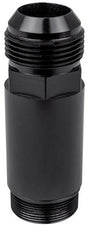 CVR Pump Inlet Fittings, Black -16AN (Long), 1-3/16" Straight Thread - CVR8016LBK CVR8016LBK