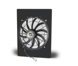 AFCO 1923 T-Bucket Aluminum Black Radiator Series - 80167-B-NA-N 80167-F-SB-N