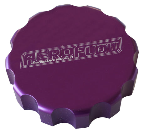 Aeroflow Billet Radiator Cap Cover - AF463-0042PUR AF463-0042PUR