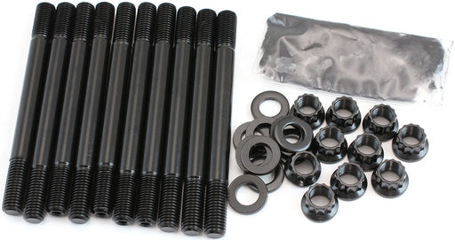 Aeroflow Nissan SR20 2 Bolt Main Stud Kit 12 Point Nuts and 8740 Grade Material (AF37-2235) AF37-2235