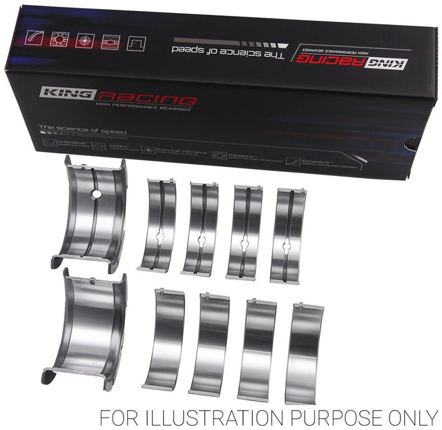 King HP Series Main Bearing Set, .001" - KBMB557HP 001 KBMB557HP 001