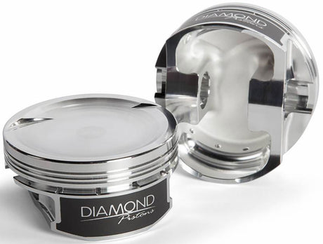 Diamond LS2 Flat Top Forged Pistons with Rings - D11551-R1-8 D11551-R1-8