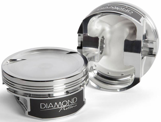 Diamond LS2 Flat Top Forged Pistons with Rings - D11551-R1-8 D11551-R1-8
