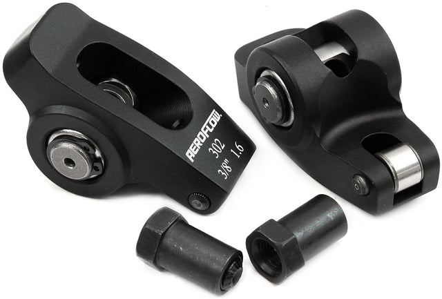 Aeroflow Small Block Ford Windsor 289-351 Aluminium Roller Rocker Set 3/8" Stud Mount, 1.6 Ratio, Set of 2 (AF95-1120-2) AF95-1120-2